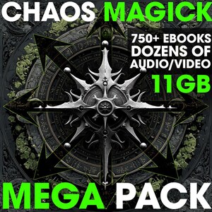 Chaos Magick MEGA PACK – 11GB of Rare Occult Books (750+) Sigils, Rituals, Audio, Courses, Alchemy, Witchcraft, Demonology, Hermetic Library