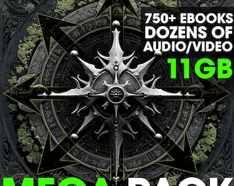 Chaos Magick MEGA PACK - 11 GB seltene okkulte Bücher (750+) Sigils, Rituale, Audio, Kurse, Alchemie, Hexerei, Dämonologie, Hermetische Bibliothek