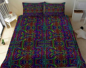 Prismatic Overlay Bedding Set - Etsy
