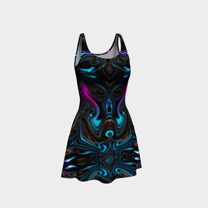 Liquid Sky Flare Kleid