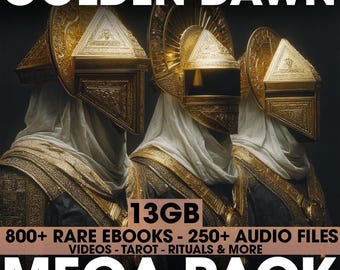 Archivo digital de la Orden de la Aurora Dorada / Más de 800 libros sobre ocultismo, conferencias en audio, documentales, rituales, tarot y biblioteca de magia esotérica (13 GB)