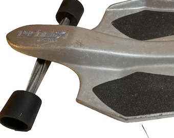 Sällsynt vintage techni-ski street ski skidåkning skateboard magnesium skateboard metall