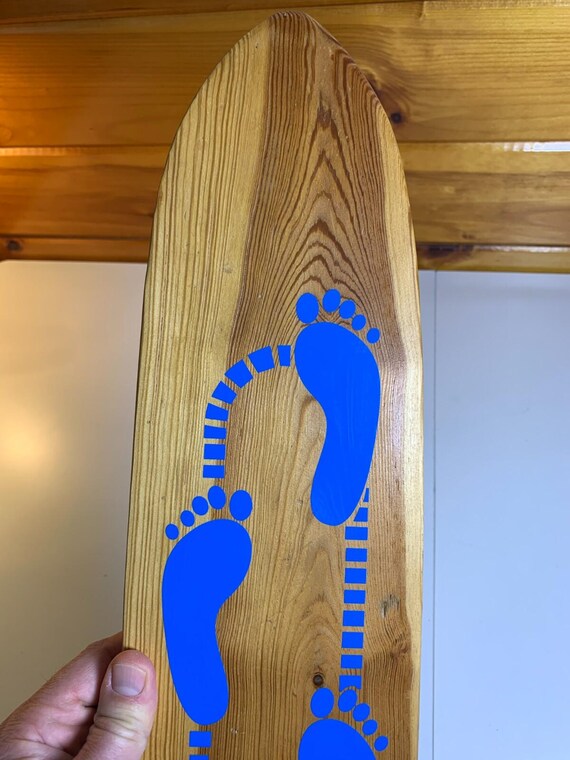 Vintage Wooden Sidewalk Surfboard Skateboard Fifteen Toes Nash