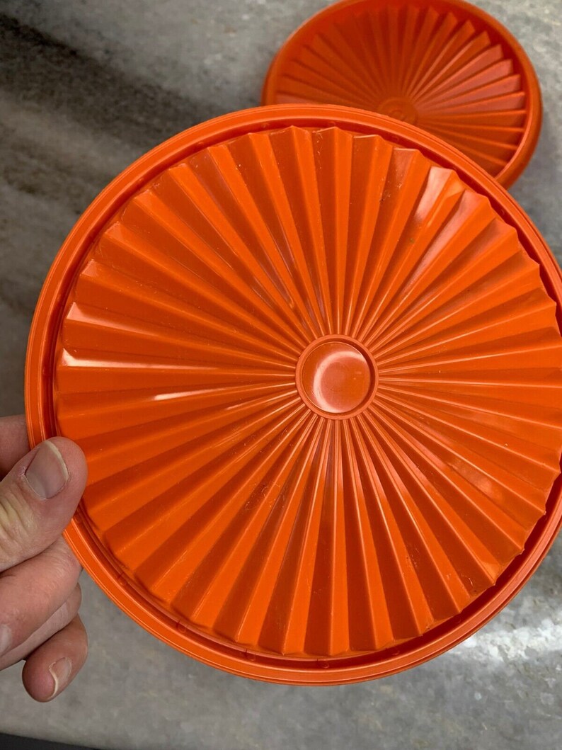 Replacement Parts Original 1970s Tupperware Starburst Kitchen Canister