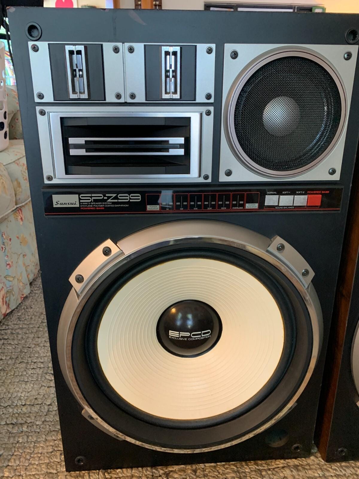 LOCAL Pick-up ONLY: Vintage 1980s 80s Sansui Sp-z99 4-way