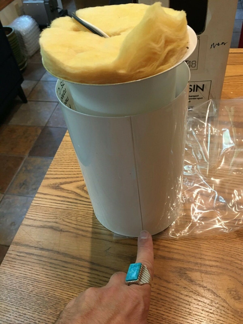 Nos Vintage Ikea Dussin White Ceiling Can/canister Spotlight Etsy