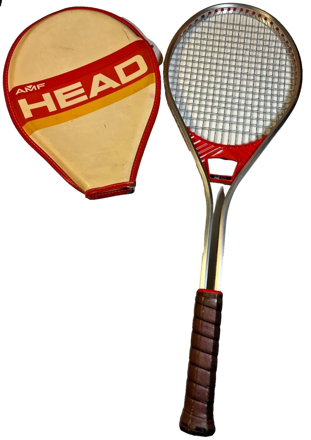 Old Racket Head Vintage 1970s Amf Head Professional Aluminum Tennis Racket 4 1/2 ...