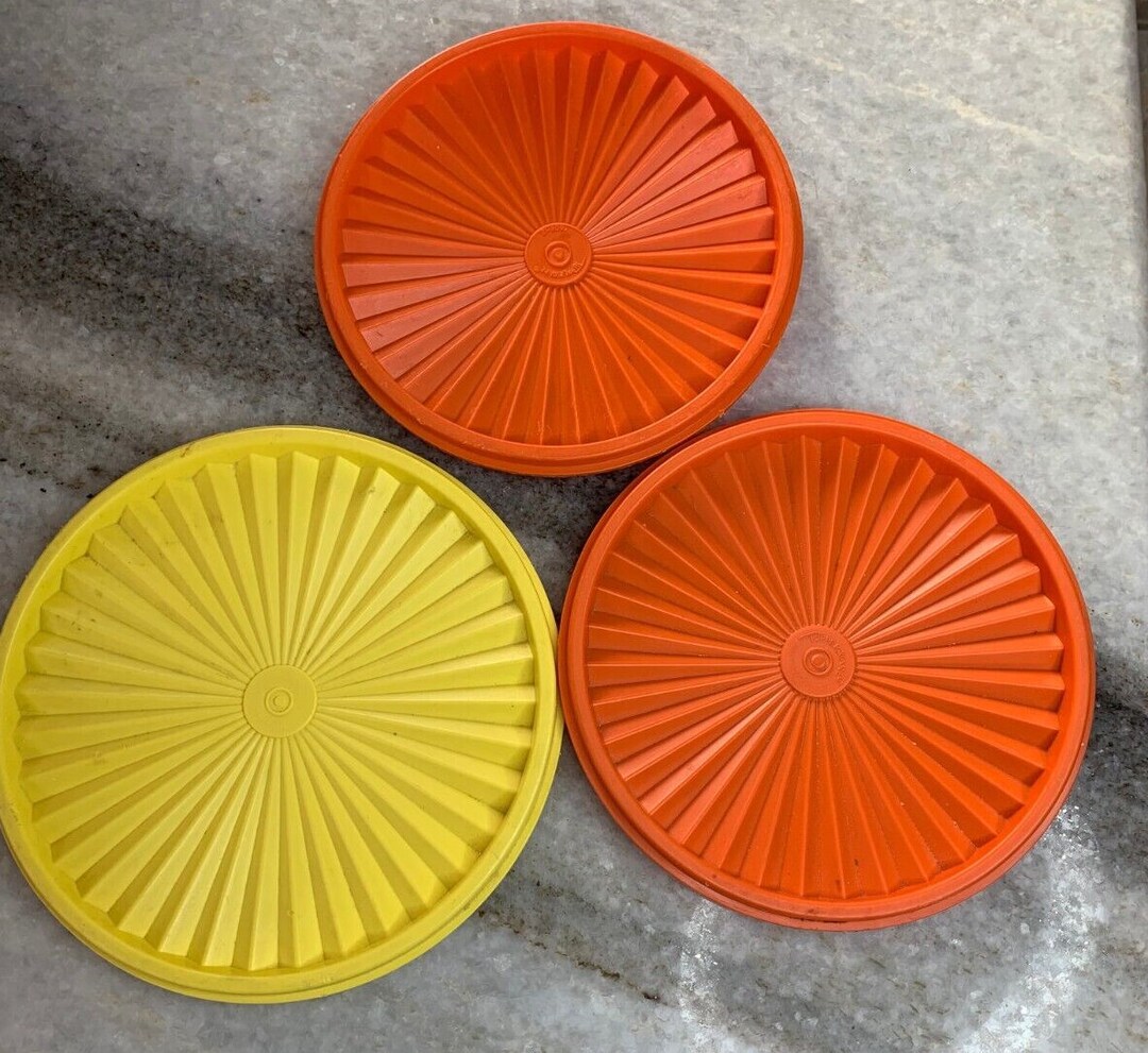 Replacement Parts Original 1970s Tupperware Starburst Kitchen Canister