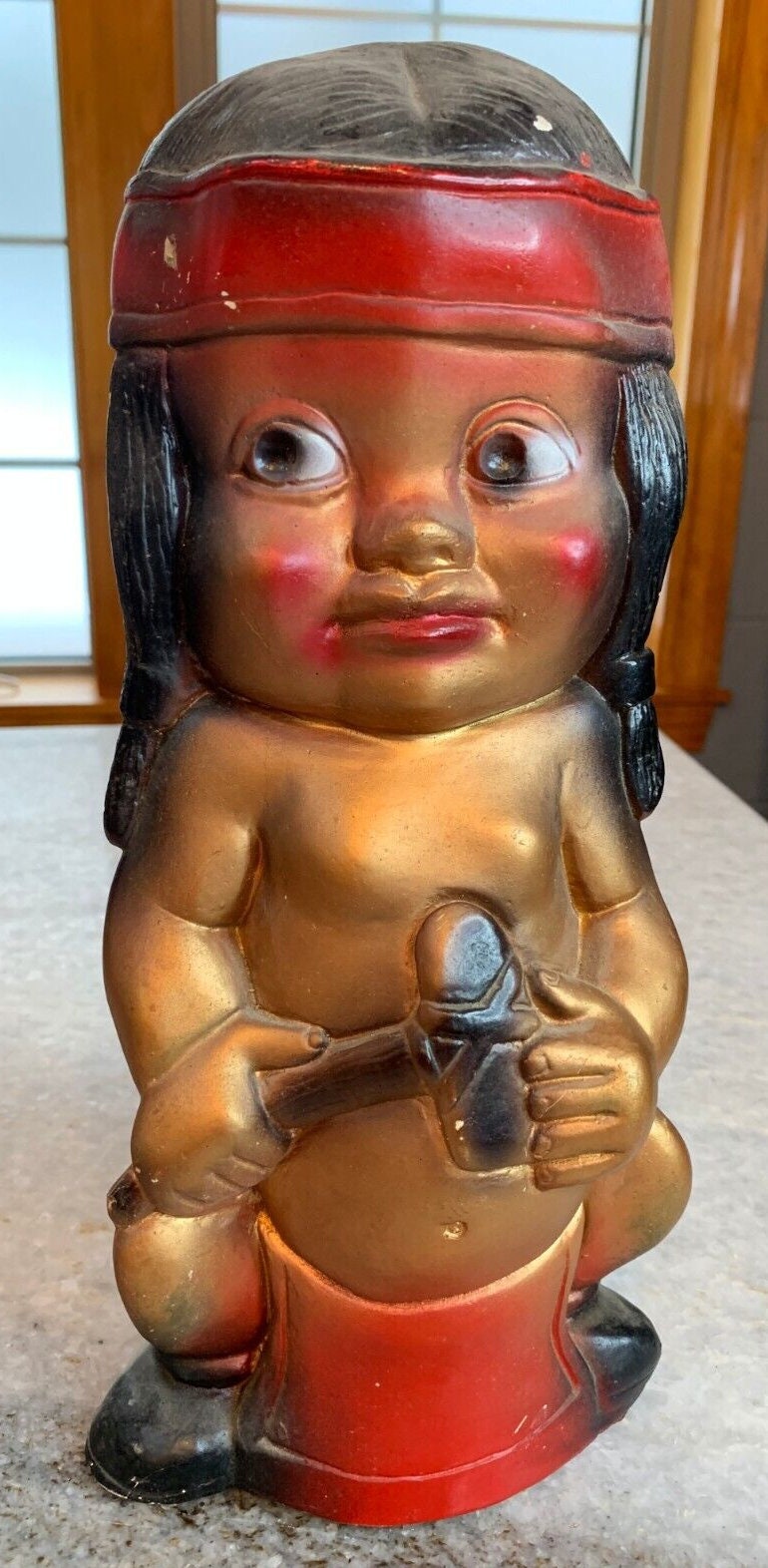 Chalkware Vintage Bank - Etsy