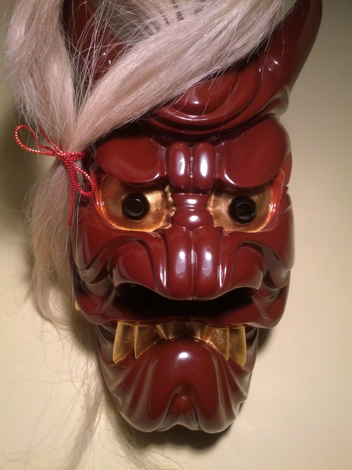 [専用　アウロス様]ハンドメイド Master Craftsmanship! Japanese Wooden BURYU ONI Mask Japan