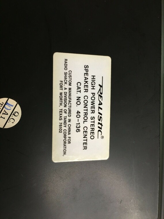 Radioshack Realistic High Power Stereo 