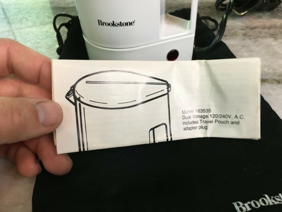 Brookstone travel coffee maker european/american plugs Etsy