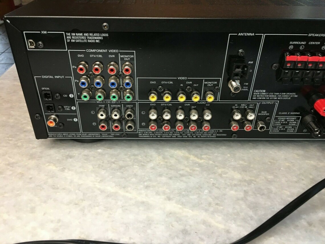 Yamaha htr6030 dolby digital pro logic ii 5.1 audio video av Etsy