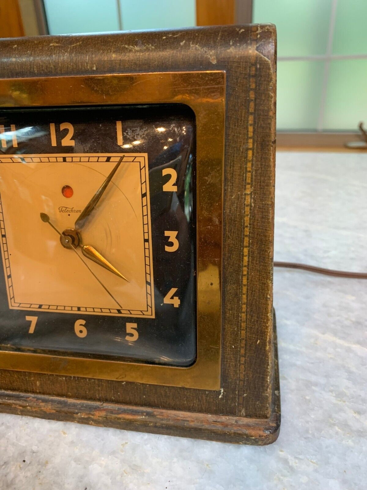 Rare Antique Brassera Brass Telechron Alarm Clock Ashland Etsy