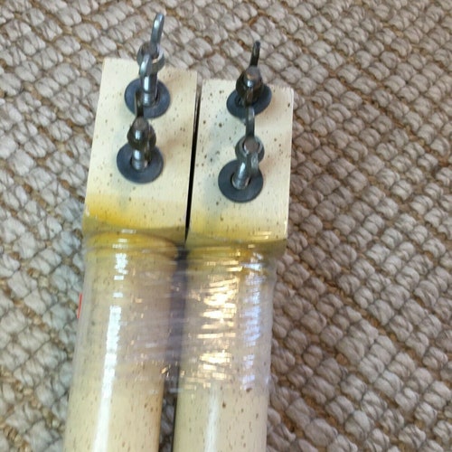 Set 4: Antique-vintage shops mid century bamboo table legs (tiki/japan/japanese/asian)