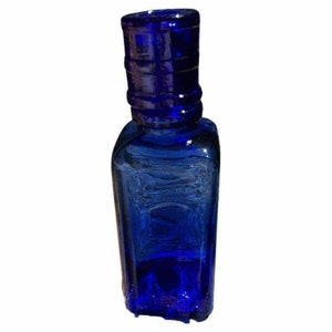 Professionally tumbled 1890&#39;s antique john wyeth & bro, philadelphia blue bottle