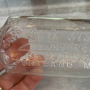 Selten l a Star Apotheker Apotheke Medizin Flasche Myrtle St Portland Maine
