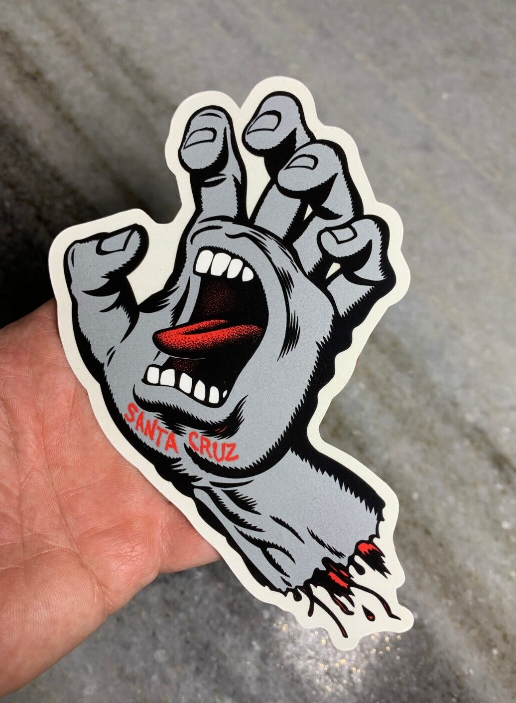 Rare: Vintage 1990s 90's Santa Cruz Skateboards Screaming Hand