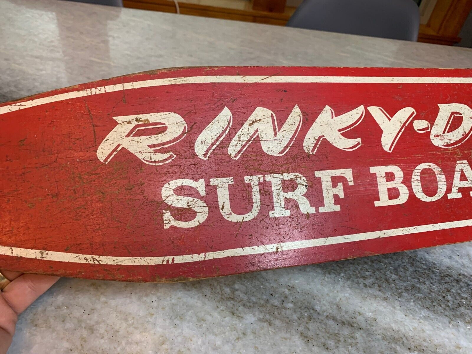 【超レア】1960'ビンテージRINKY DINKスケートボード 当時物1960´s RINKY DINKヴィンテージサーフスケートボード