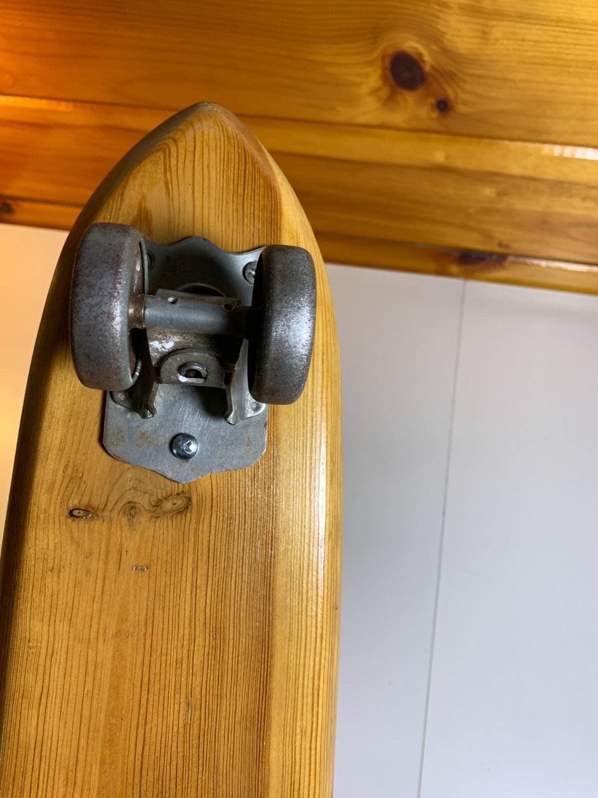 Vintage Wooden Sidewalk Surfboard Skateboard Fifteen Toes Nash
