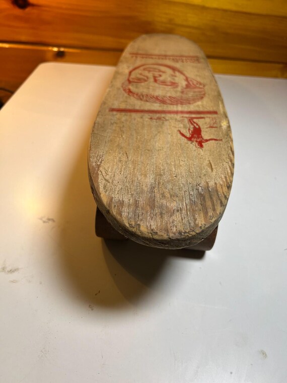 Vintage Duke Kahanamoku Wooden Wood Skateboard 1960s 60s Surf Era