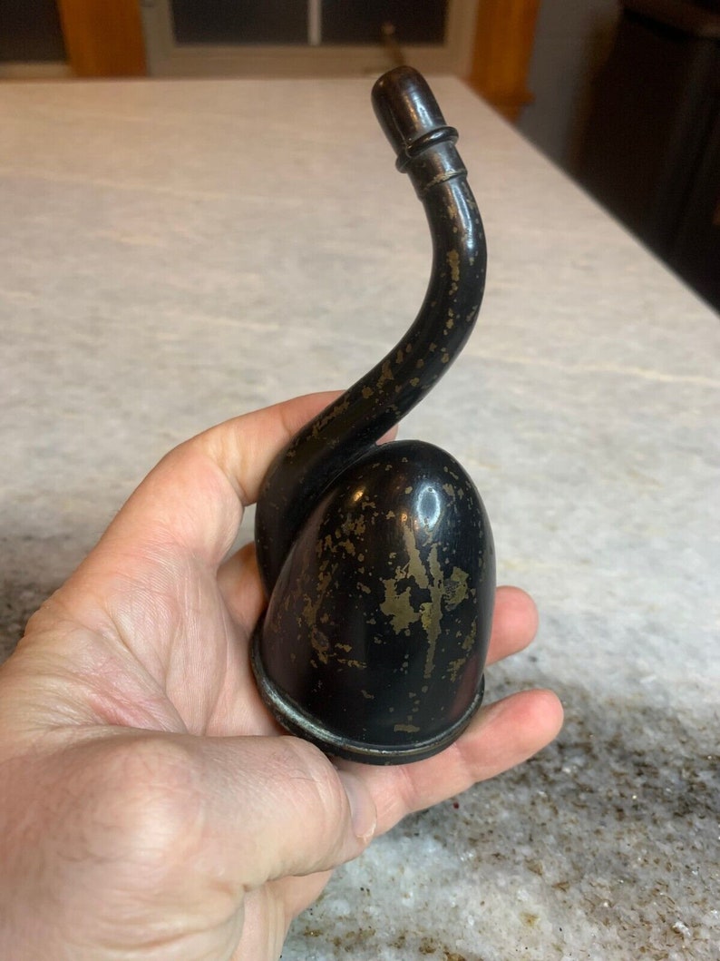 Rare Small Antique Metal Hearing Aid Horn/trumpet/london Dome Etsy