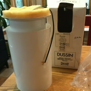 nos vintage ikea dussin white ceiling can/canister spotlight 11649 900.613.10