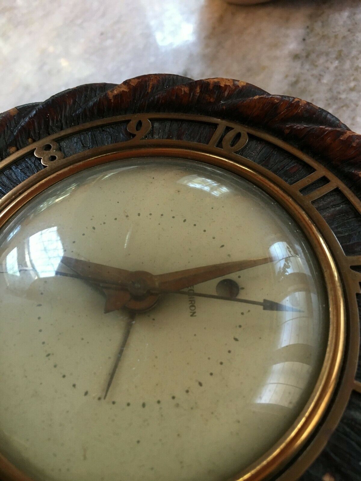 Rare Antique Brassera Brass Telechron Alarm Clock Ashland Etsy