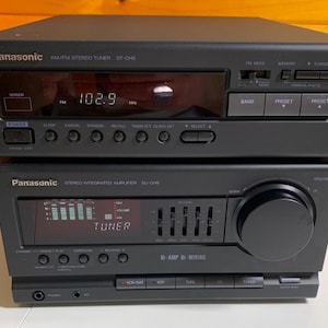 Vintage 1990s 90s micro compact stereo reciever receiver tuner 5 band equalizer