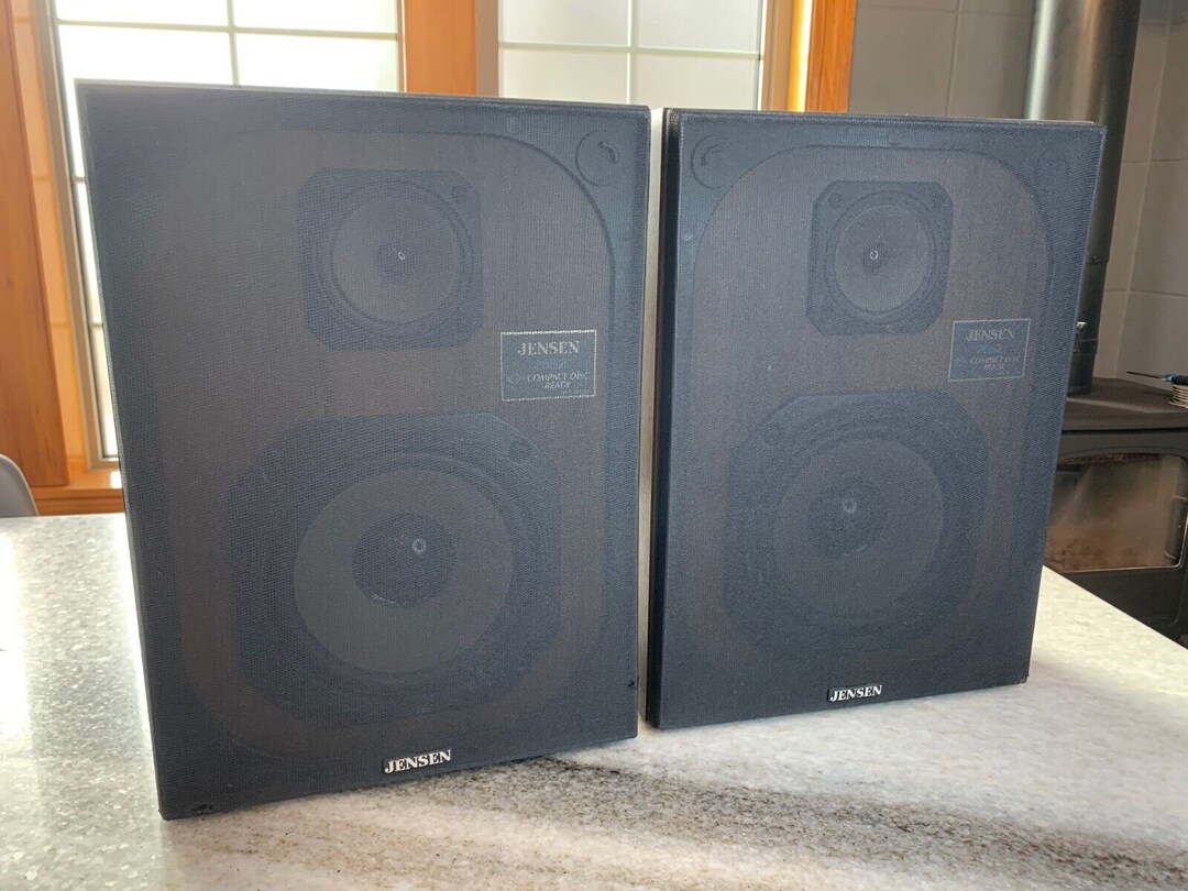 Vintage Jensen Twoway Bookshelf Speakers Schiller Park Etsy