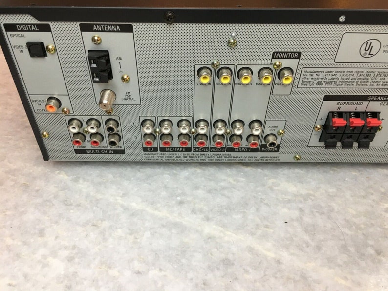 Sony Str K840p Fm Stereo/fmam Receiver Digital Audio/video Etsy