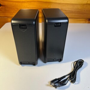 Vintage sony srs-55 active speaker system walkman discman nos made in japan 1991 image 18