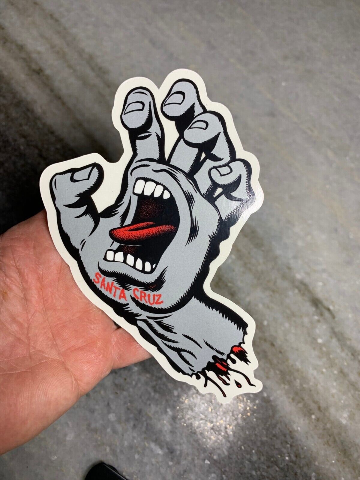 Rare: Vintage 1990s 90's Santa Cruz Skateboards Screaming Hand