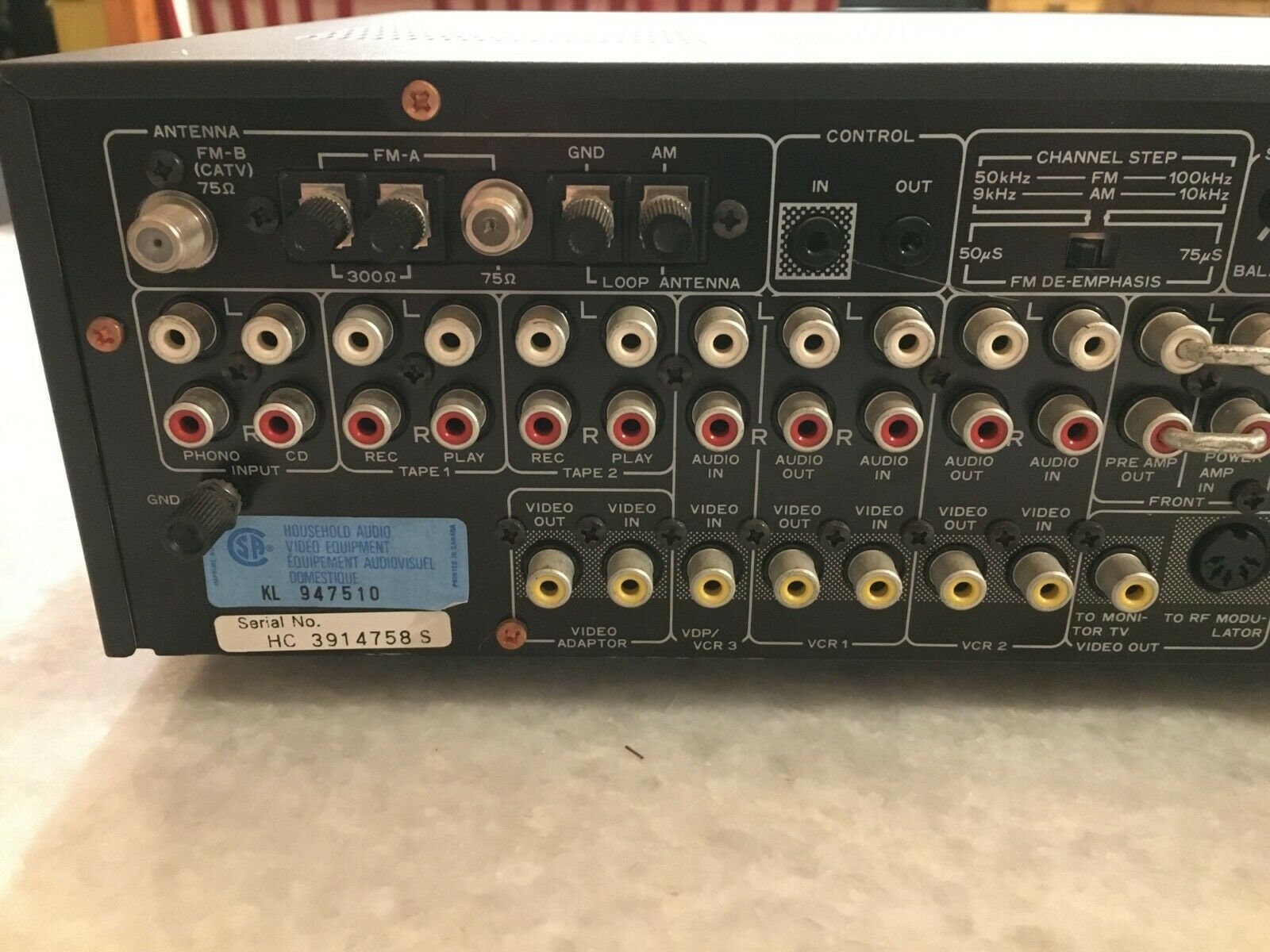 Vintage 1986 Pioneer Vsx5000 Stereo Receiver/amplifier 100wpc Etsy