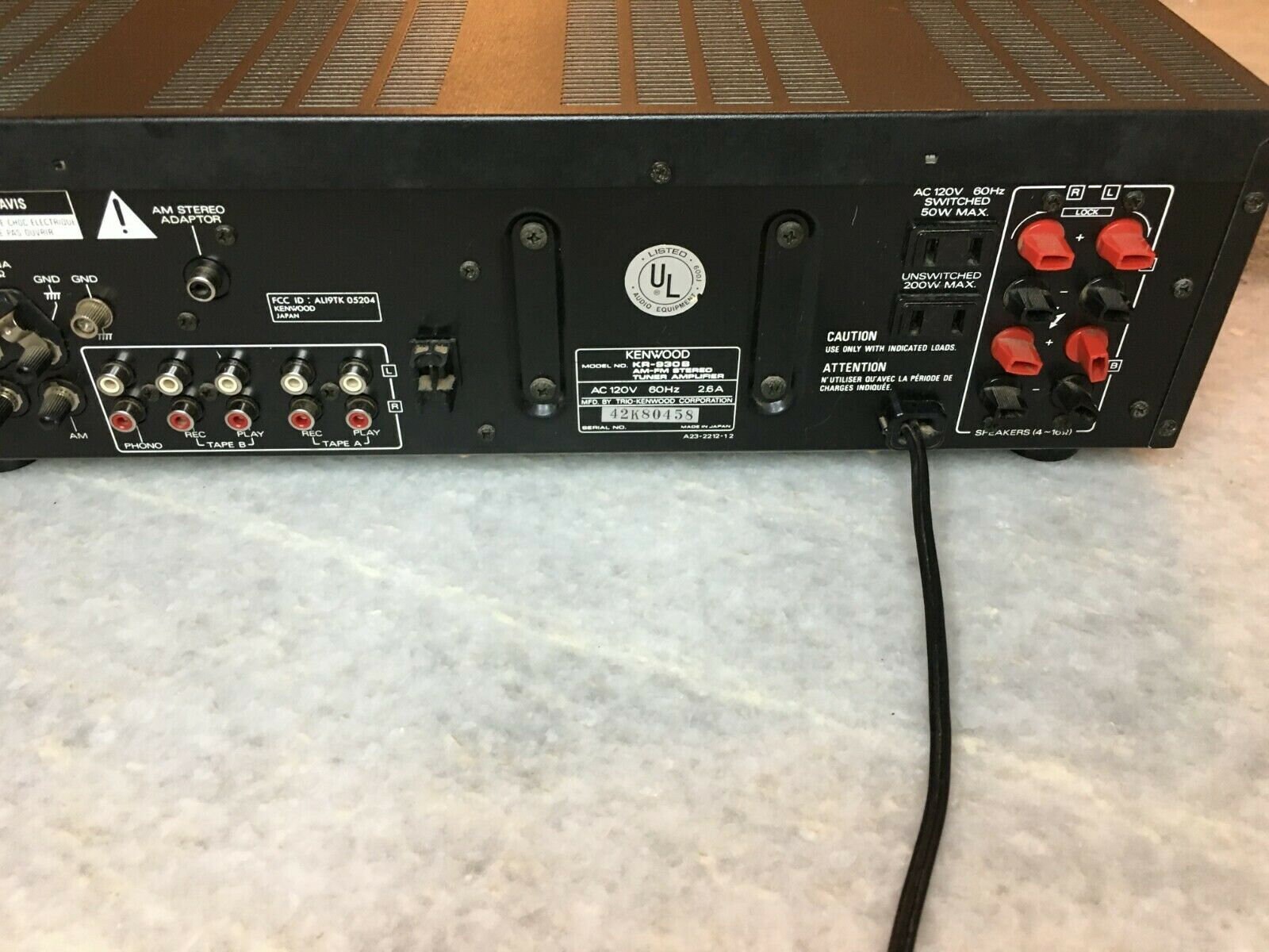 Electronics & Accessories Replacement parts kenwood kr930b stereo