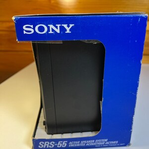 Vintage sony srs-55 active speaker system walkman discman nos made in japan 1991 image 5