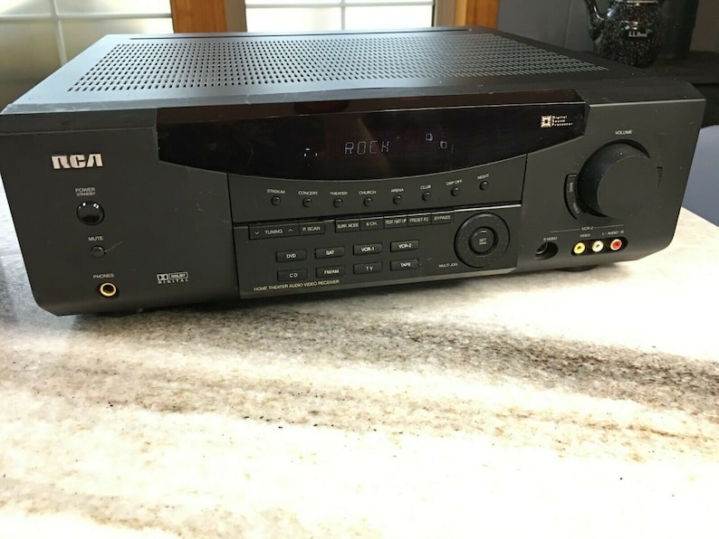 Rca rt2250 home theater av stereo receiver 300w 5.1 surround Etsy