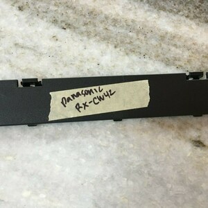 Replacement parts: vintage panasonic rx-cw42 boombox battery cover plate
