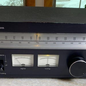 Antique vintage analog stereo turner japan japanese vu meter meters 1970s 70s