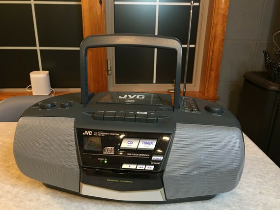 Vintage Classic Jvc Cd/cassette Player 