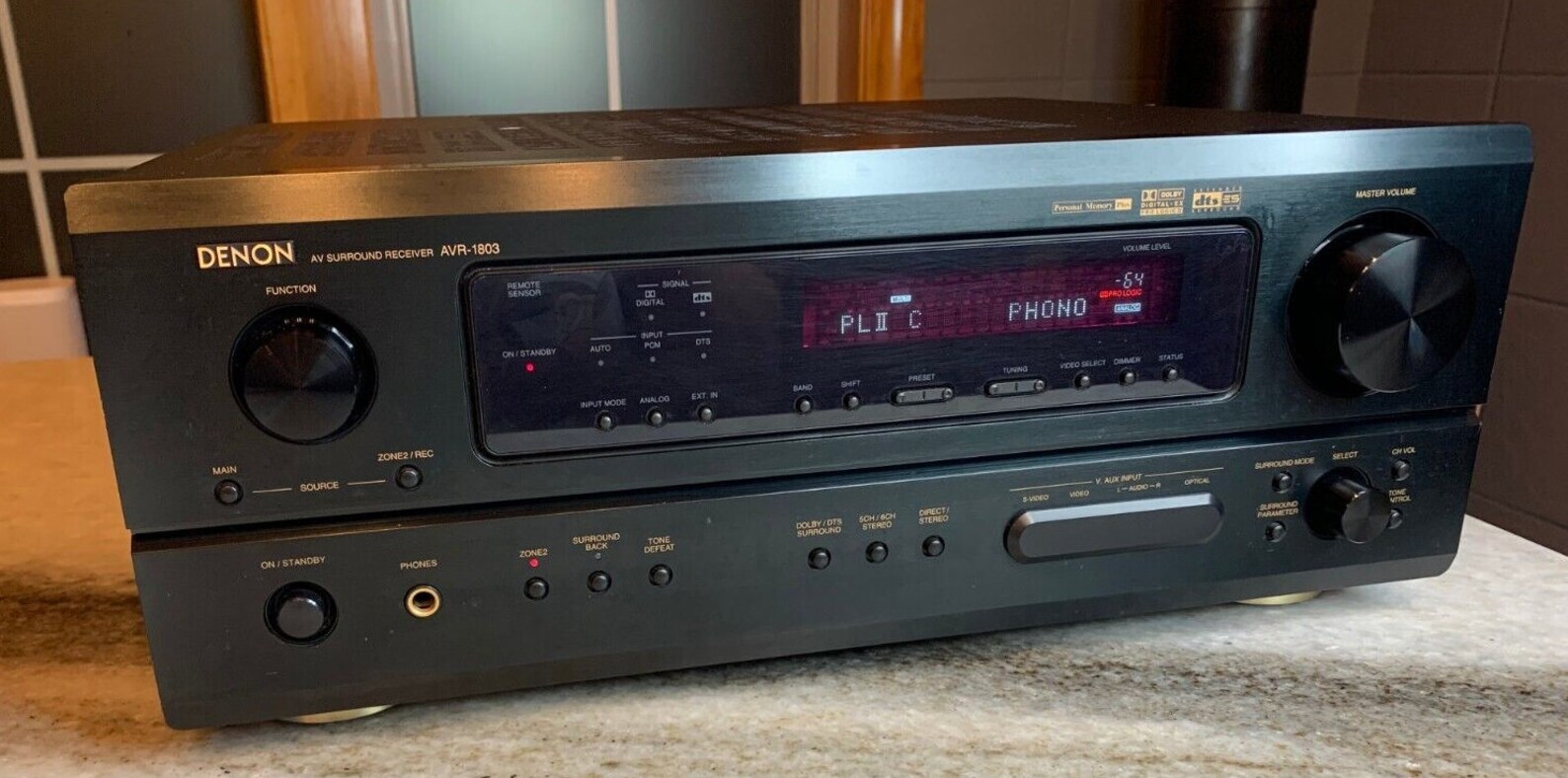 Denon Avr1803 6.1 Home Theater Stereo Receiver Dolby Digital Etsy