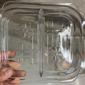 Set 2: vintage psychedelic 1960-70s divided food platter/tray daisy flower/fence