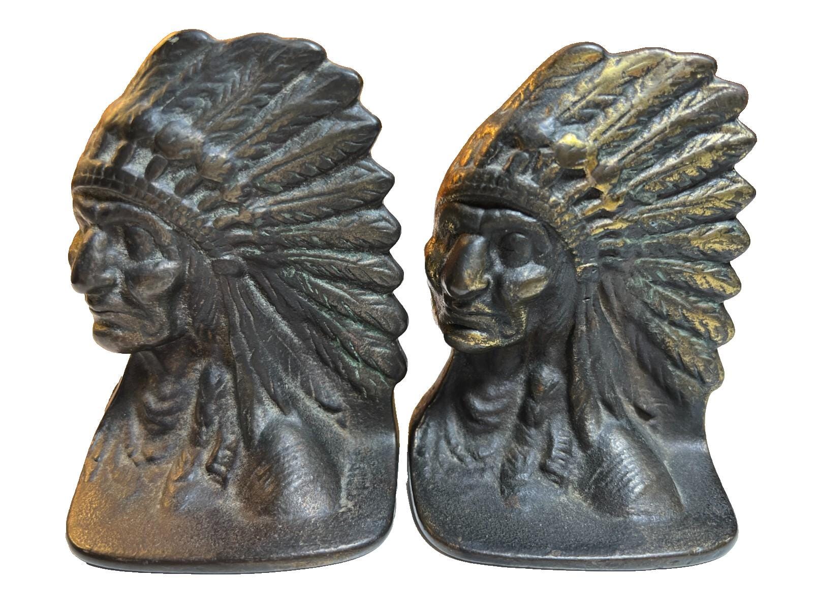 Indian Chief Book End - Etsy