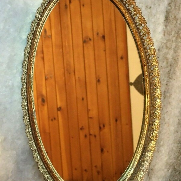 Antique Table Mirror Centerpiece Table Etsy
