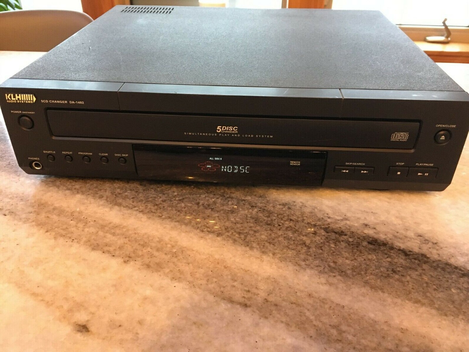 Klh da1402 cd changer 5 compact disc player hifi stereo sound Etsy