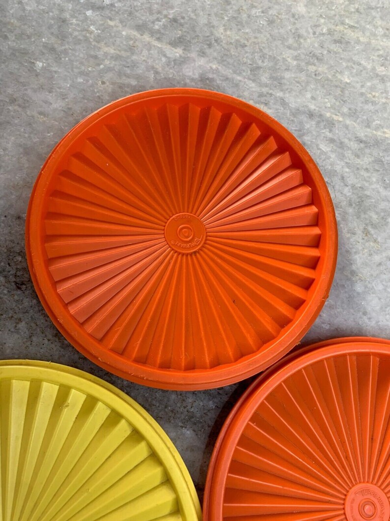 Replacement Parts Original 1970s Tupperware Starburst Kitchen Canister