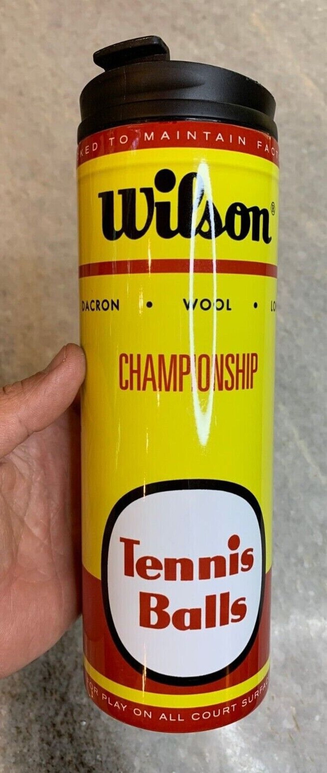 Rare Wilson Faux tennis Ball Container Etsy