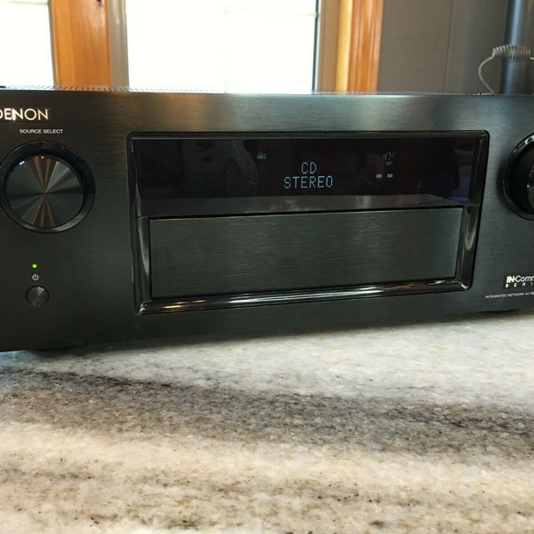 Denon av surround receiver 7.2 chan airplay network 4k compatible avr-x4000 hdmi