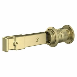 National hardware brushed gold steel/zinc sliding barn door lock/handle