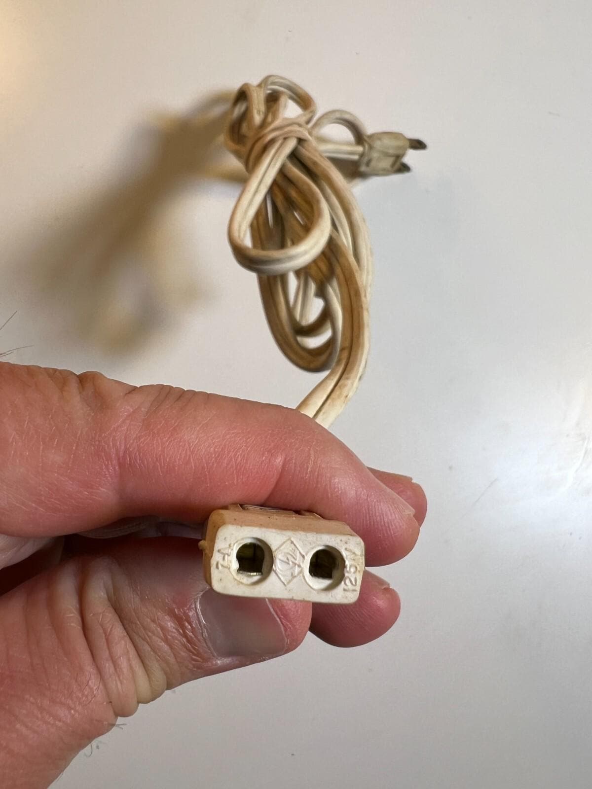 18AWG 2 Clavijas A Conector Cuadrado/redondo AC Cable De Alimentación De Repuesto Universal Cable Universal PVC Cable Negro